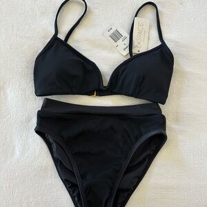 L*Space Black Classic Bikini Set Swimwear